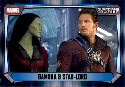 Topps Trading Card 103 - Gamora & Star-Lord - Marvel Missions 2017