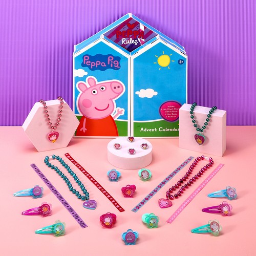 Peppa Pig Advent Calendar Kids Jewellery Hair Xmas Christmas Countdown Fun - Picture 6 of 10