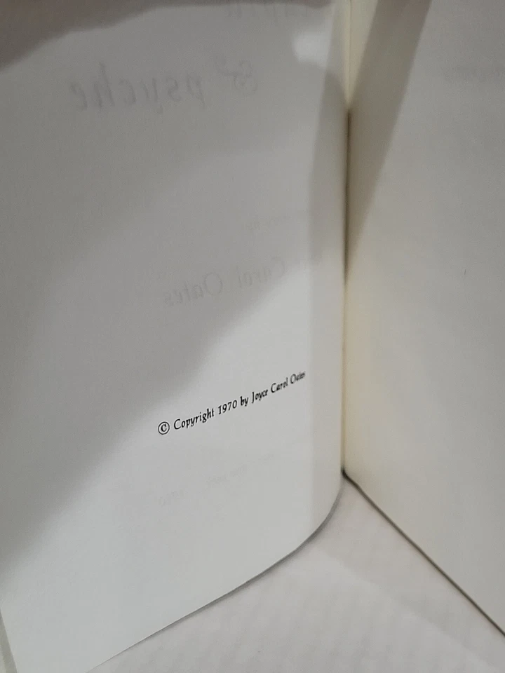 Joyce Carol Oates 1970 Cupid & Psyche Albondocani First Edition Chapbook VG Foto 3 de 4