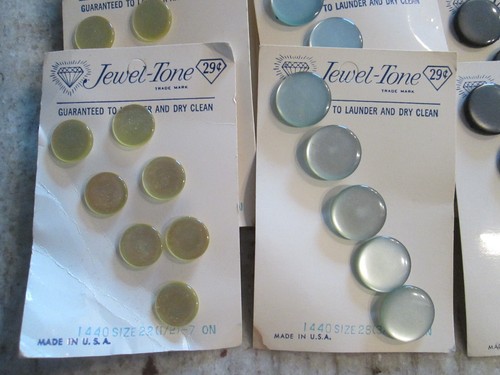 132 Buttons - Jewel Tone - New on package - Picture 2 of 4
