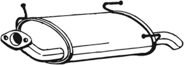 BOSAL 145-131 End Silencer for NISSAN