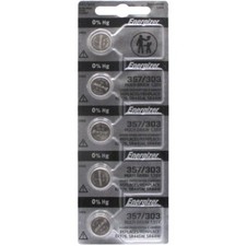 5 X ENERGIZER 357 BATTERIES SILVER OXIDE