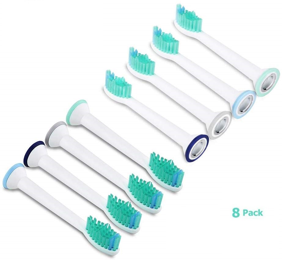 8pcs Replacements Toothbrush Heads Brush Philips Sonicare P-HX-6014, HG168     