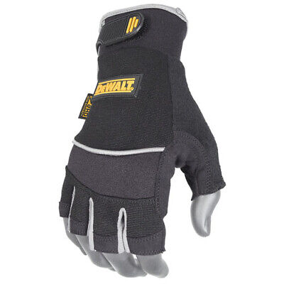 Dewalt Technicians Fingerless Synthetic Leather Glove 1 Pair DPG230