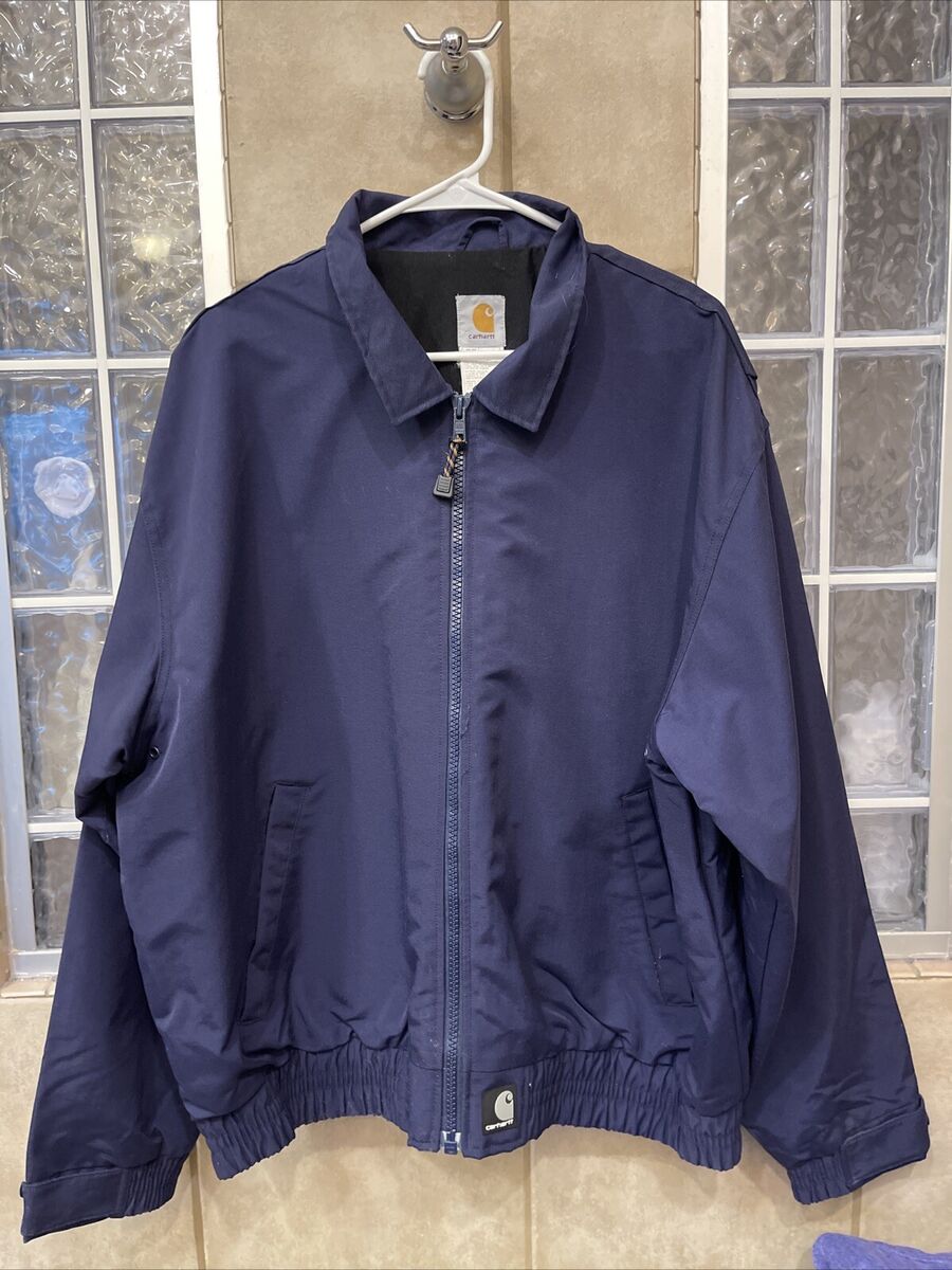 NWOT Carhartt Utility Bomber Jacket XL J73 NVY Navy Blue NWOT Carhartt Utility Bomber Jacket XL J73 NVY Navy Blue