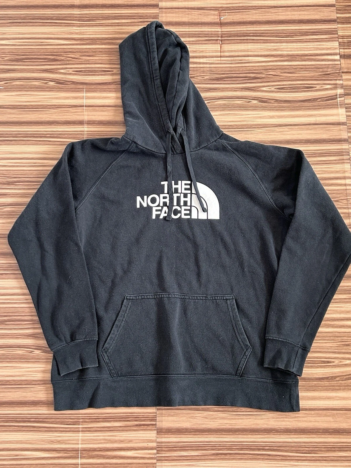 North Face Hoodie Womens Black sz Large