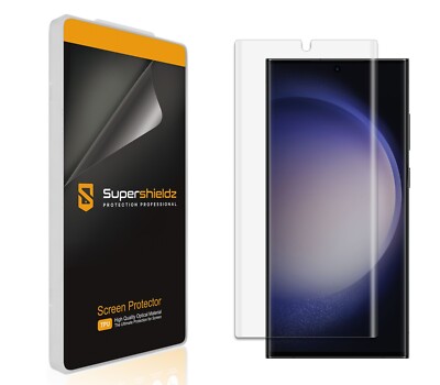 2X Supershieldz Clear Screen Protector for Samsung Galaxy S23 Ultra 5G (TPU)
