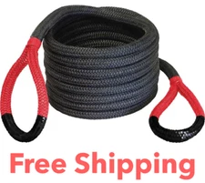 NEW Bubba Rope 176680RDG 7/8" x 30' Synthetic Rope 28,600 lbs Breaking Strength