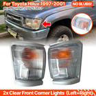 <!--F#f_0-->Pair L+R Clear Corner Indicators Blinker Park Lights for Toyota Hilux 1997-2001<!--F/-->