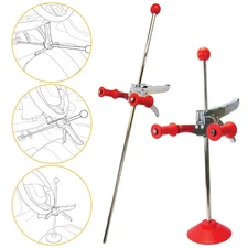 Adjustable Steering Wheel Holder & Brake Pedal Depressor - Universal Fit