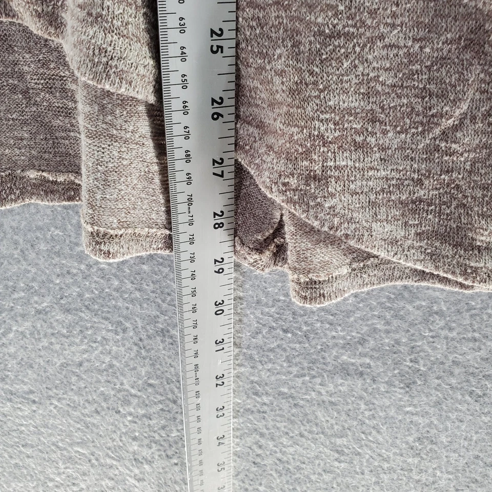 NY & C женщин свитер XL коричневый туника трапециевидный 3/4 рукав декольте пуловер Flowy - Изображение 2 из 4