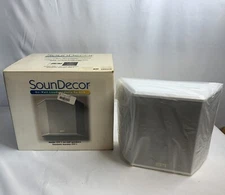 DCM OW-1 SounDecor On Wall Speakers 3 White Home Theater Hi-Fi New Old Stock