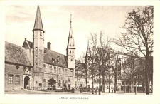 Façade of Middelburg Abbey, Middelburg, Netherlands Postcard