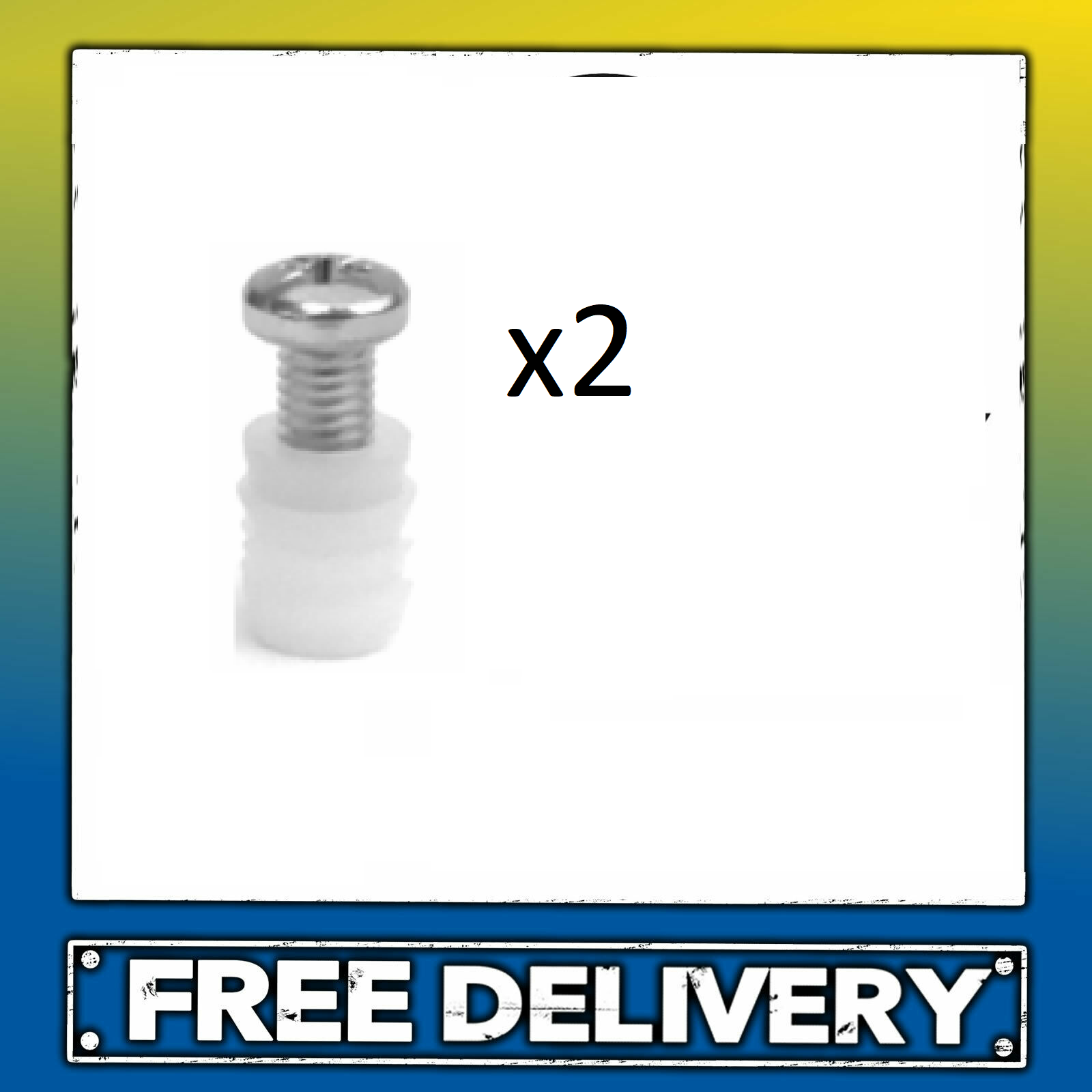 2x , 4x 102267 105163 IKEA PLASTIC SLEEVE SCREWS FOR MALM HEMNES BED