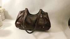 Covington Brown Dual handle sholder Bag lots of pockets Magnetic closure