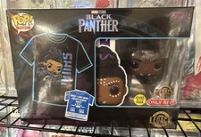 Funko Pop! Marvel: Black Panther - Shuri Glow in the Dark + T-Shirt Size 2XL