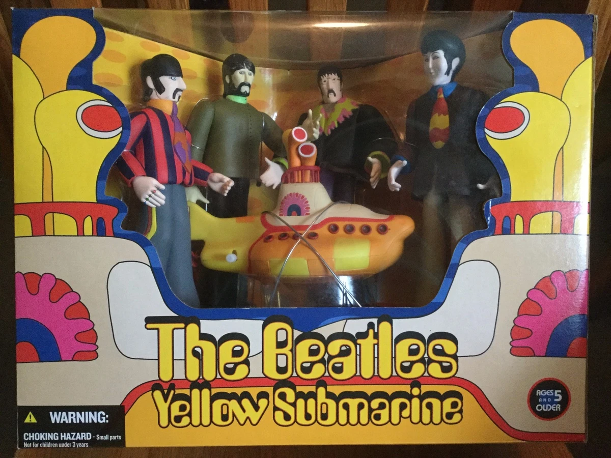 Beatles Yellow Submarine Collectible Action Figures Deluxe Box Set