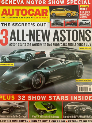 Autocar 6th March 2019 Hyundai Santa Fe 2.2 CRDi Road Test Issue No 6348 New