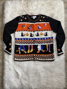 halloween cardigan sweater