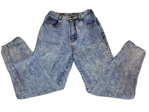 Vtg 80s 90s Jordache High Rise Mom Jeans Womens 13/14 Acid Wash Zip Hong Kong