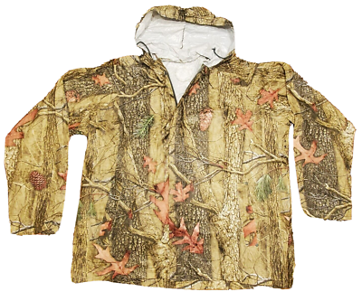 Huntworth Hunting Raincoat, Jacket Size LARGE Camouflage Vinyl