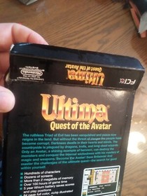Ultima: Quest of the Avatar (Nintendo NES, 1990) Authentic Box Only  See descrip