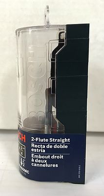 Bosch 85460MC 1/4" X 3/4" Straight Router Bit – Carbide Tipped, 1/2" Shank, 2 Flute 10 thumbnail image