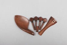 Rosewood Violin Peg Chin rest Tailpiece Endpin Violin Parts/Accessorie Handmade