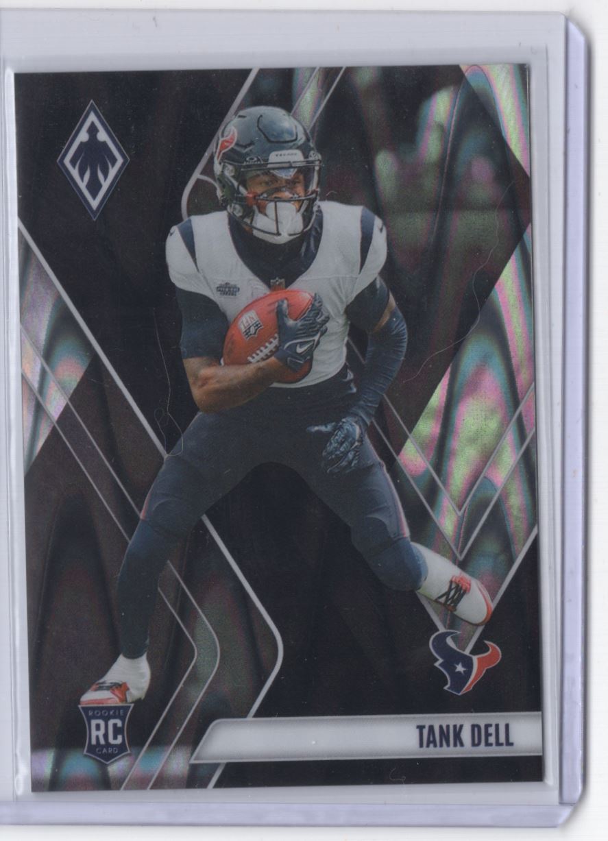#135 2023 Panini Phoenix Black RayWave Tank Dell Rookie 04/10 Houston Texans
