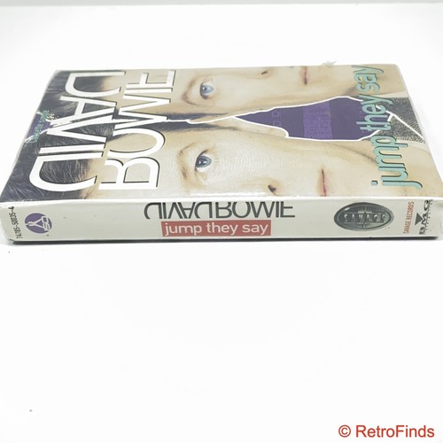 David Bowie Jump They Say (Cassette Tape MaxiSingle 1993) Black Tie White Noise - Picture 3 of 3