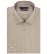 Geoffrey Beene Men's Casual Fitted Dress Shirt Woven Wrinkle Free Shirt