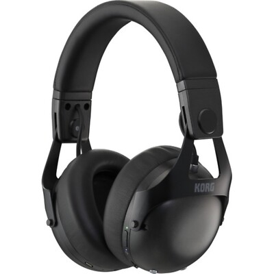 Korg NCQ1 Smart Noise-Canceling DJ Headphones with Bluetooth - Black