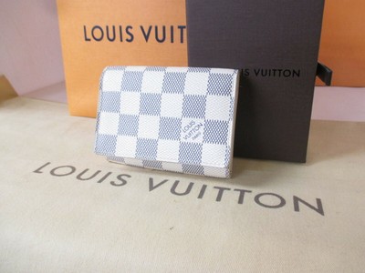 louis vuitton damier azur card holder