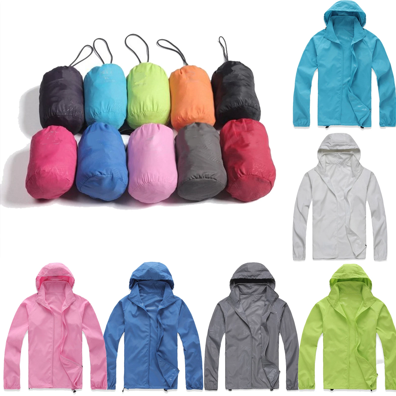 Windproof Jackets Mens Womens Oversized Lightweight Rain Coat Outdoor Waterproof
Opens in a new wind