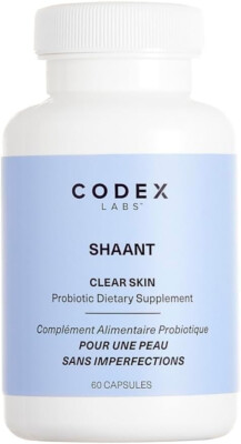 Codex Labs Shaant Clear Skin Probiotic Dietary Supplement - Microbiome Support