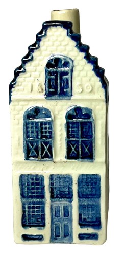 Vintage 1952 KLM Airlines Miniature House Simon Rynbende Apricot Brandy #10