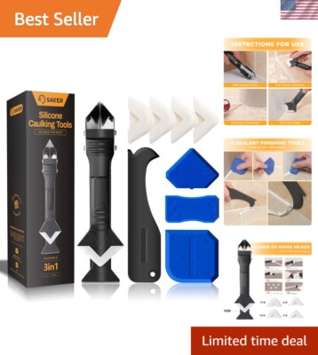 Versatile Caulk Remover and Sealant Smoother - Essential Tool for Home Repairs