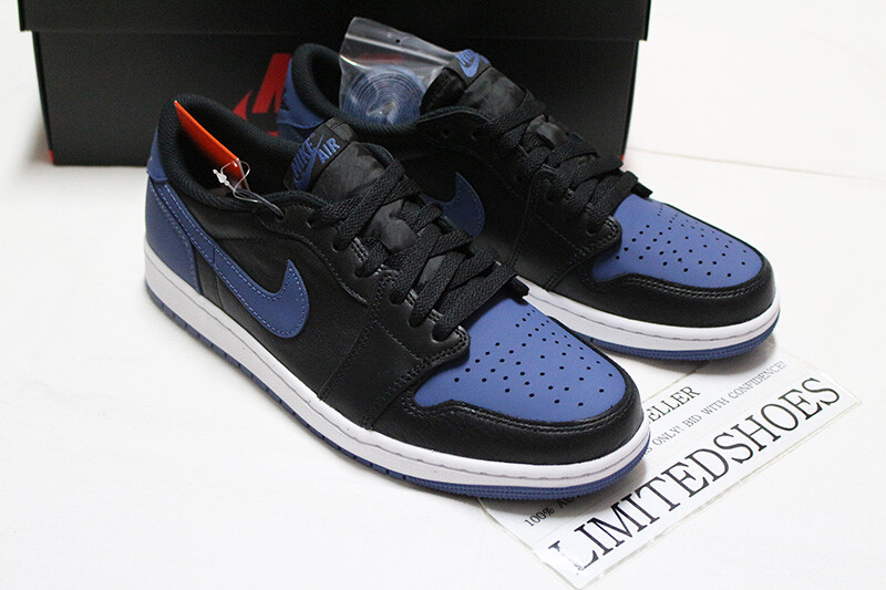 2022 Nike Air Jordan 1 Low OG Mystic Navy Black White CZ0790-041