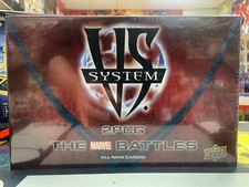 UPPER DECK MARVEL VS SYSTEM 2 PCG THE MARVEL BATTLES NEW SEALED