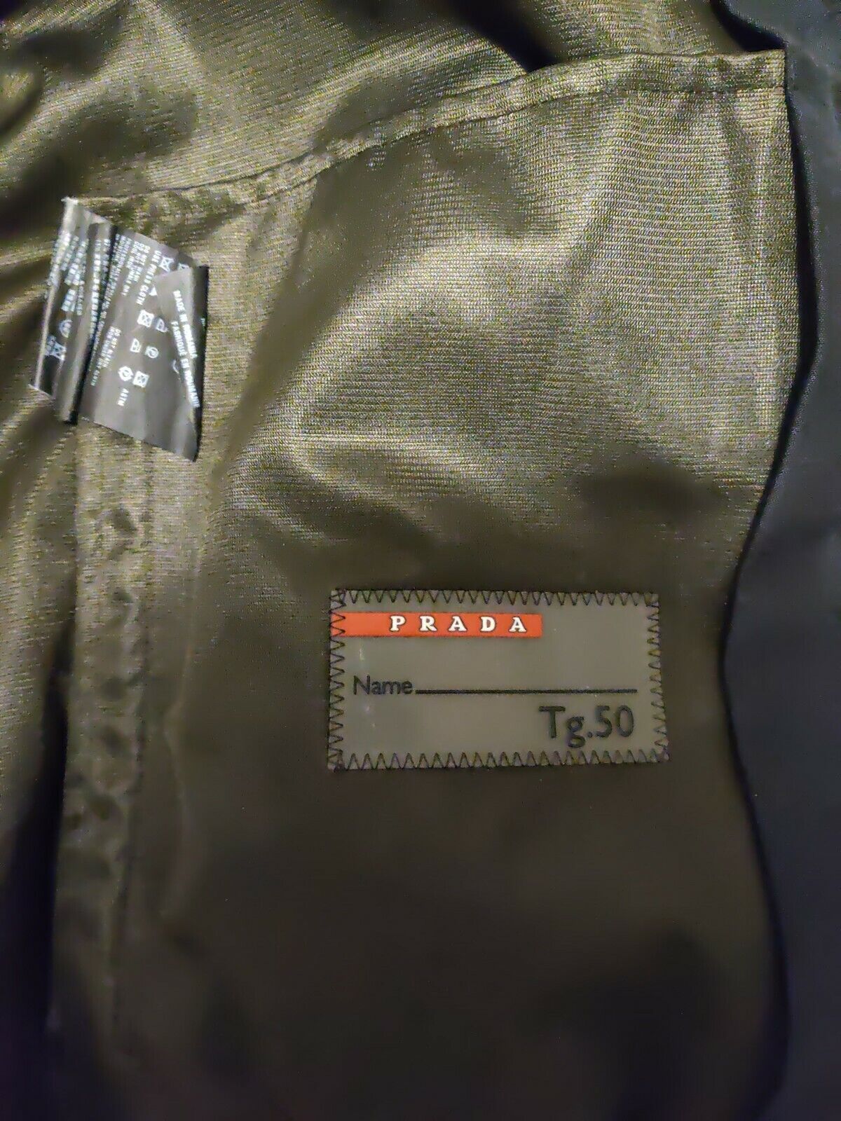 Prada Jacket Tg 50 - Size Large