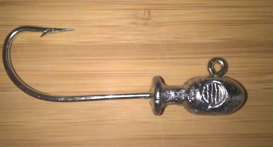 10-spire Point Jig Heads,RAW,striper,Halibut,grouper, 10oz - 20oz- Tinned Hook E - Foto 1