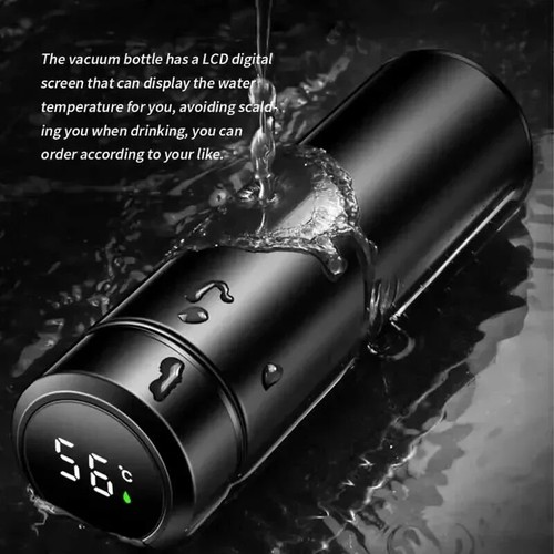 Intelligent Temperature Display Thermal Mug 304 Stainless Steel Thermos Bottle L - Picture 2 of 36