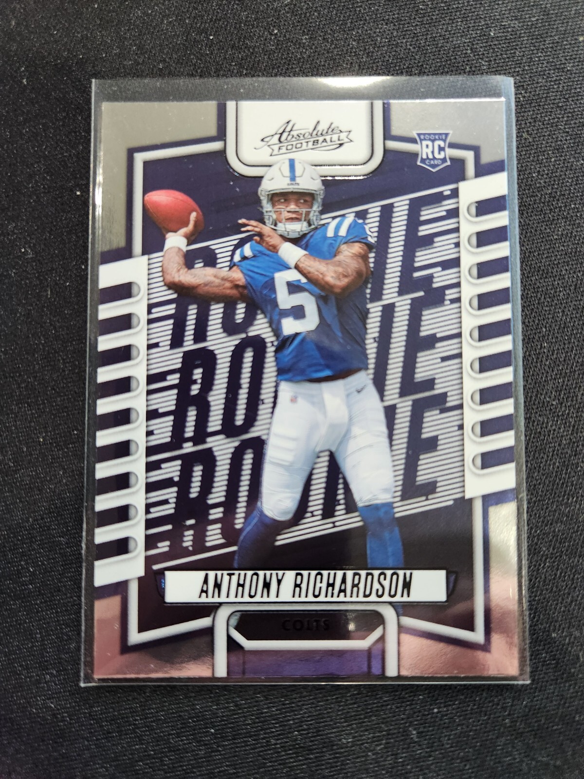 2023 Panini Absolute Football Anthony Richardson RC Black Parallel #104