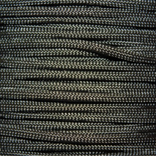 Black with Reflective Paracord 50 Foot 550 lb 7 Strand Camping Survival Kit Rope