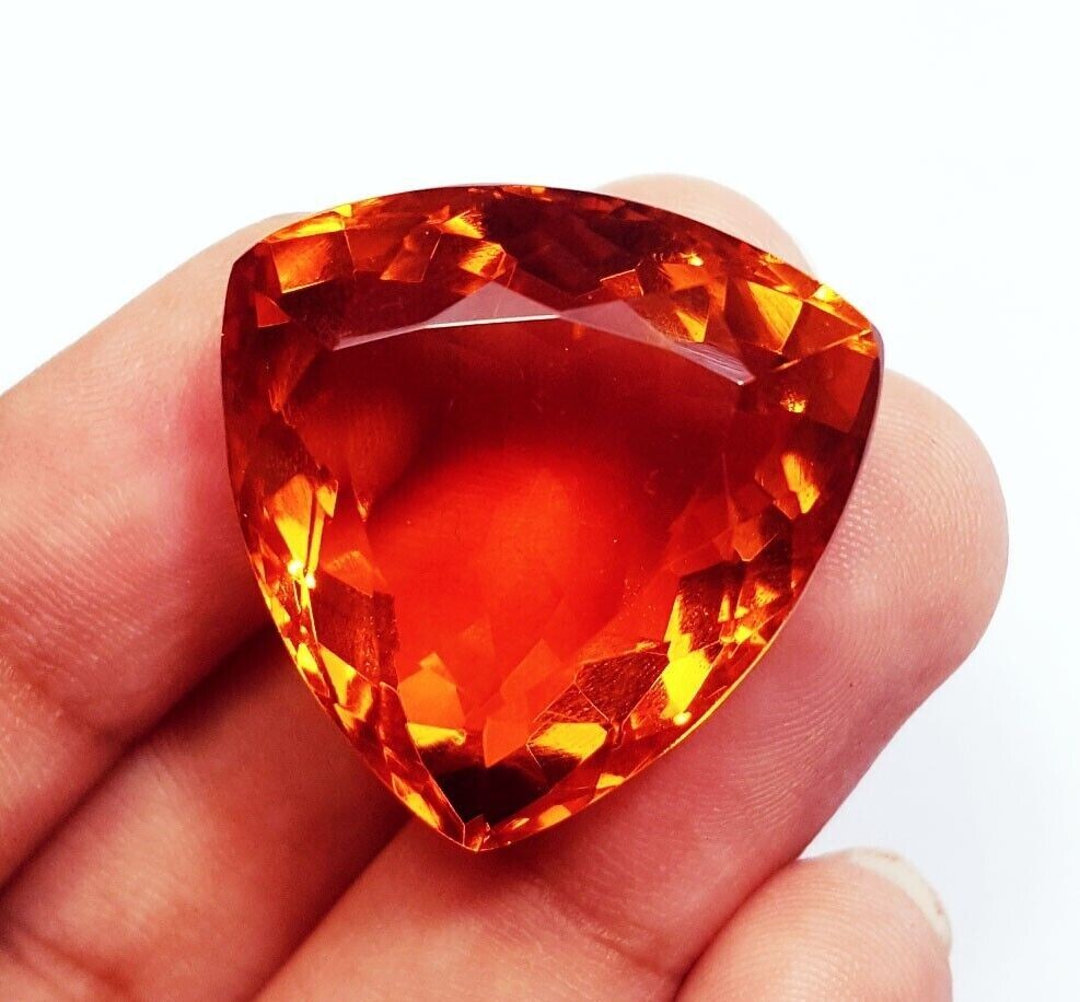 Topaze Orange Jaune Du Brésil - 11,26 Carats - Naturelle, Irradiée - Neuf Avec étiquettes - Pièce Collector