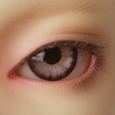 Dollmore 14mm acrylic eyes OOAK 14mm - Optical Half Round Acrylic Eyes MB05
