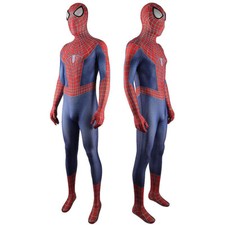 Upgraded Amazing Spider-Man TASM2 Jumpsuit Costume Bodysuit Cosplay Halloween