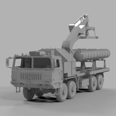 3D printing 1/144 China HQ-9 Anti-aircraft missiles System loading vehicle model