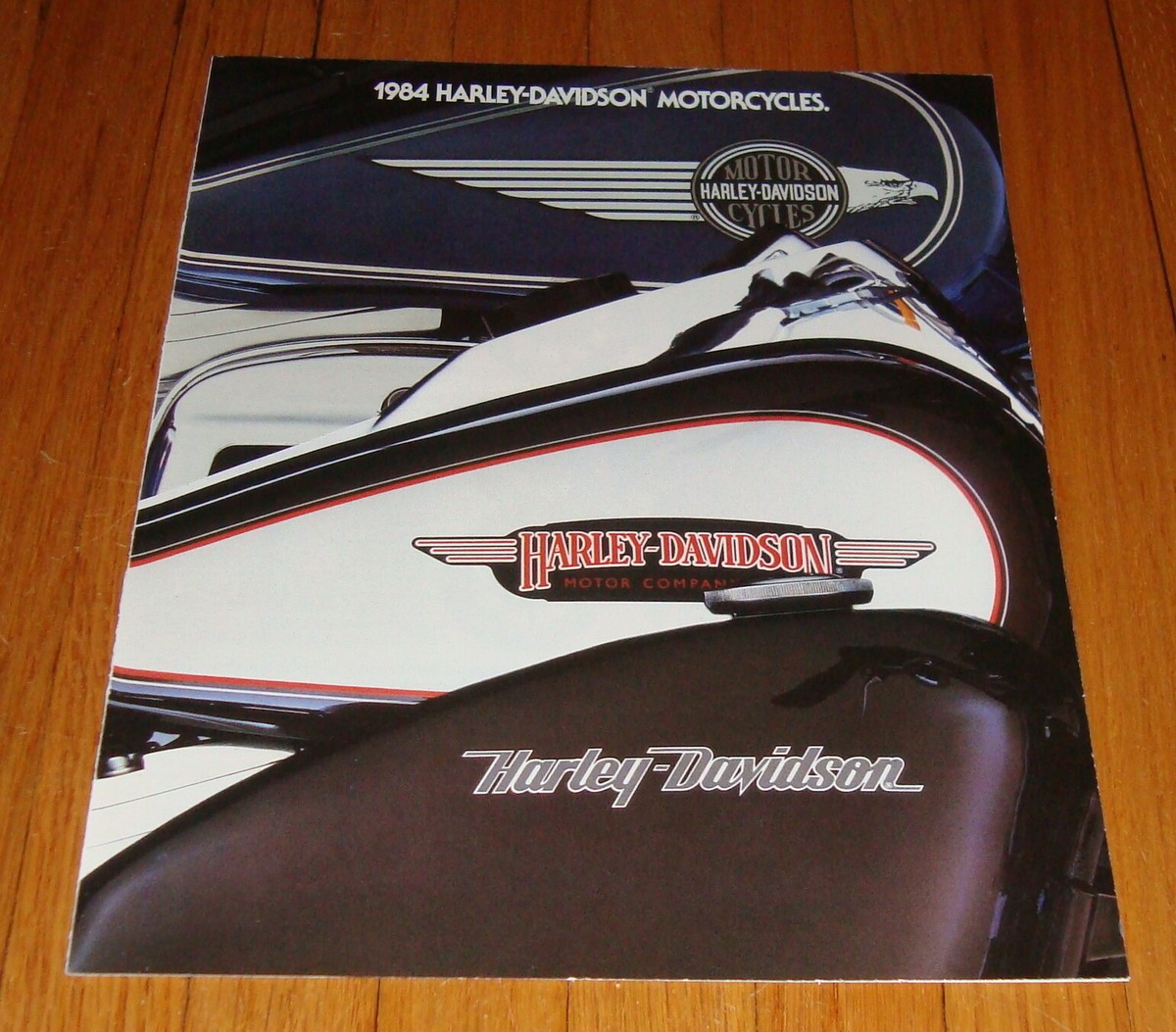 Original 1984 Harley Davidson Motorcycle Full Line Sales Brochure