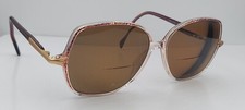 Vintage Silhouette M1878 Purple Oval Sunglasses Austria FRAMES ONLY